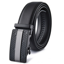 亚马逊外贸爆款 男士皮带真皮商务休闲男式腰带男款黑色自动扣头