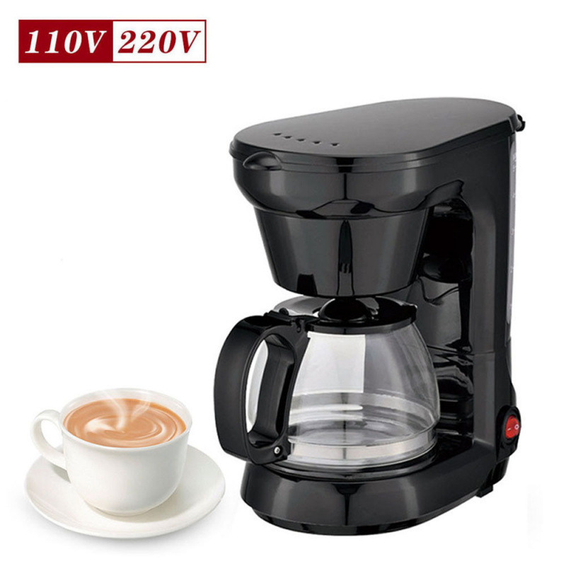 Cross-border Italian-style coffee machine, automatic, US standard 110V, drip coffee maker, American-style milk tea machine, coffee pot Cross-border Italian-style coffee machine, automatic, US standard 110V, drip coffee maker, American-style milk tea machine, coffee pot