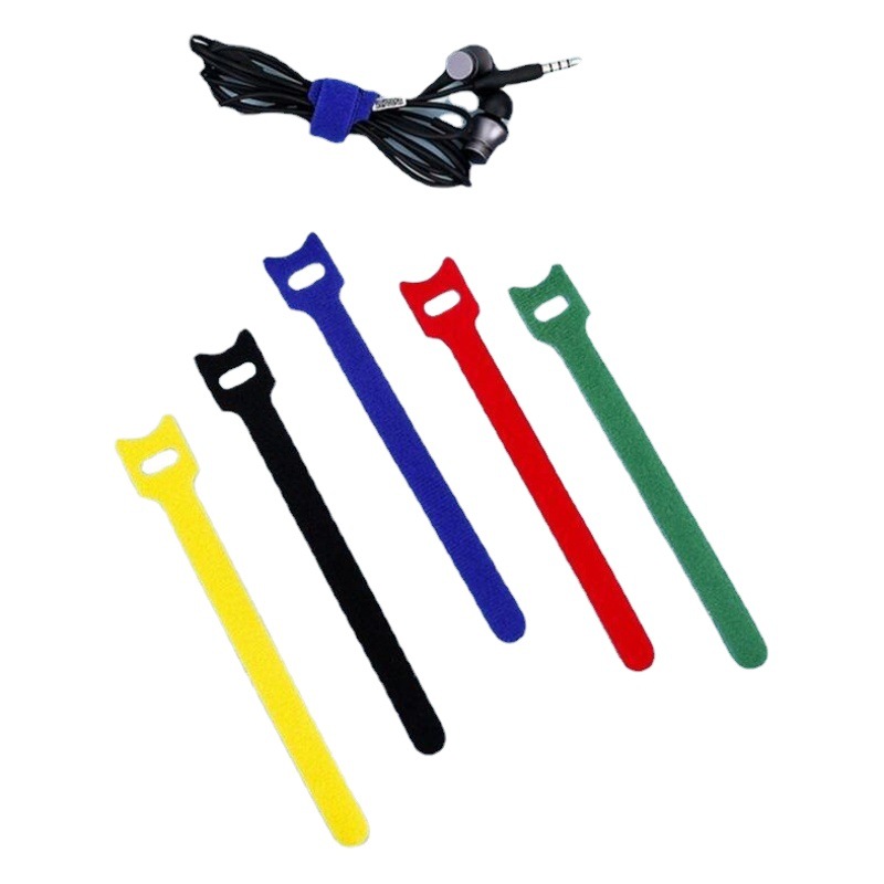 Velcro wire management belt earphone charging power cord data wire storage finishing binding belt Velcro cable tie self-adhesive