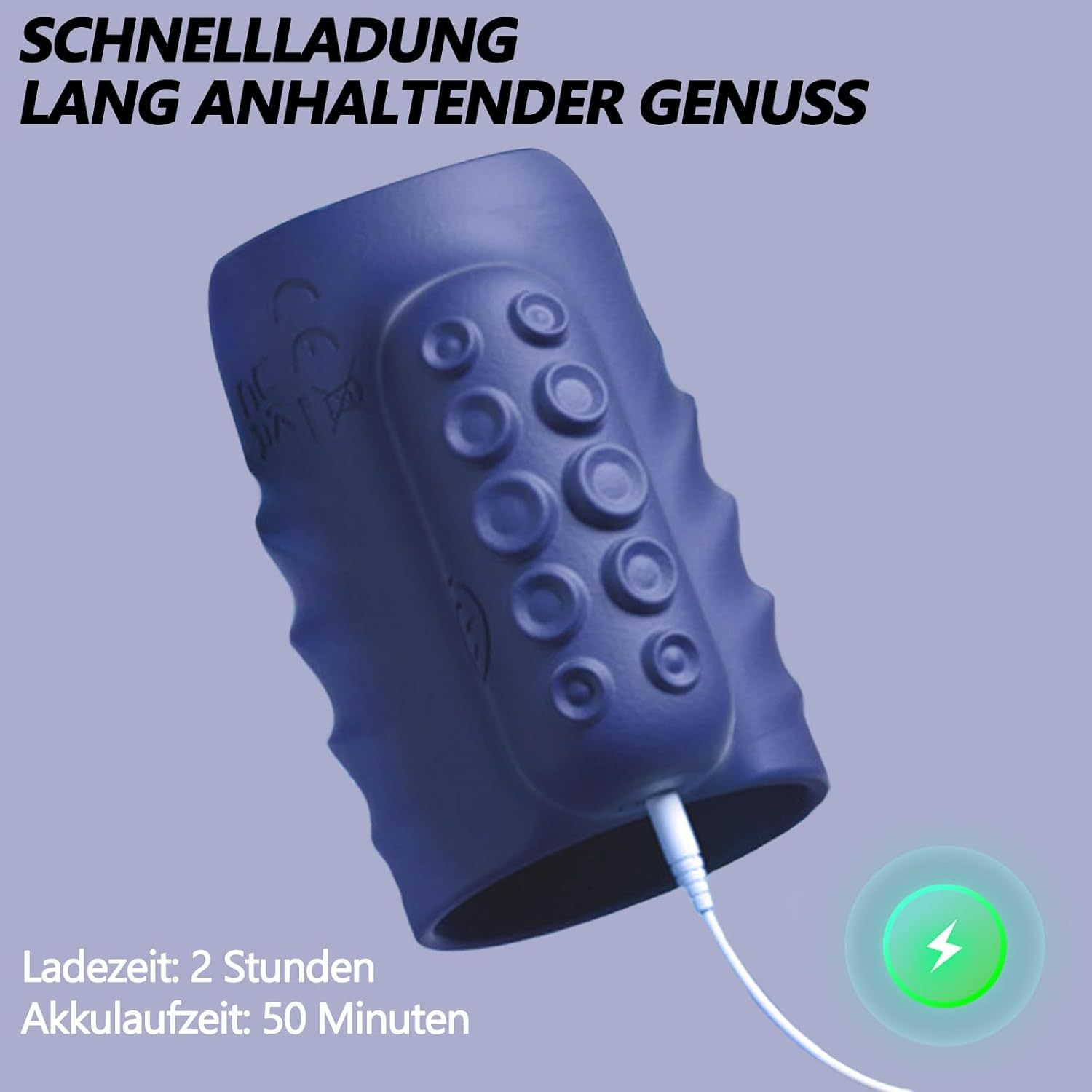 Yunman Remote-Control Vibrating Cock Ring, Silicone Penis Ring for Men — detail image 16