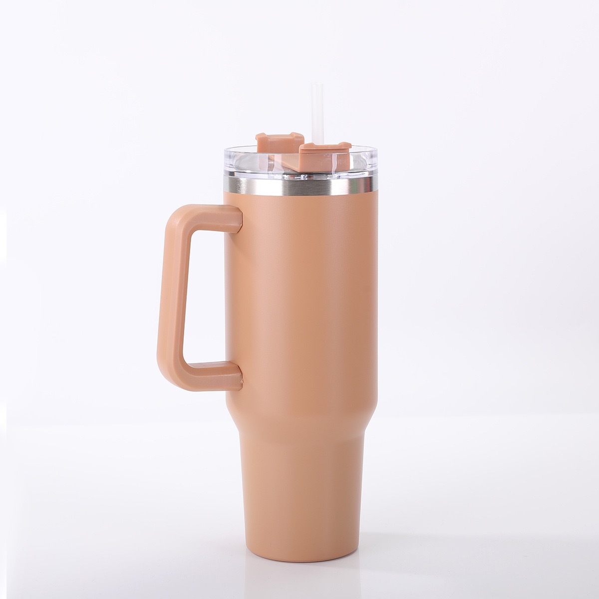 Transfronterizo 40oz generación de tazas de automóviles vacío de doble capa 304 taza de aislamiento de acero inoxidable manejo portátil taza de paja de automóvil