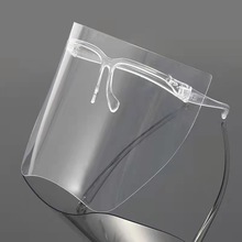 PC料头戴式长款太空镜骑行防尘防冲击电焊防飞溅护目镜防护骑行镜