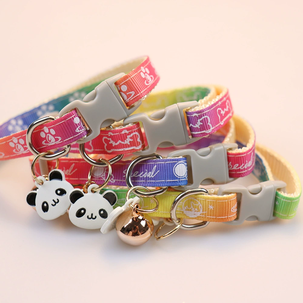 Новый Оригинальный красочный колокольчик ошейник маленькая собака кошка собака ошейник милый мультфильм аксессуары ошейник производители