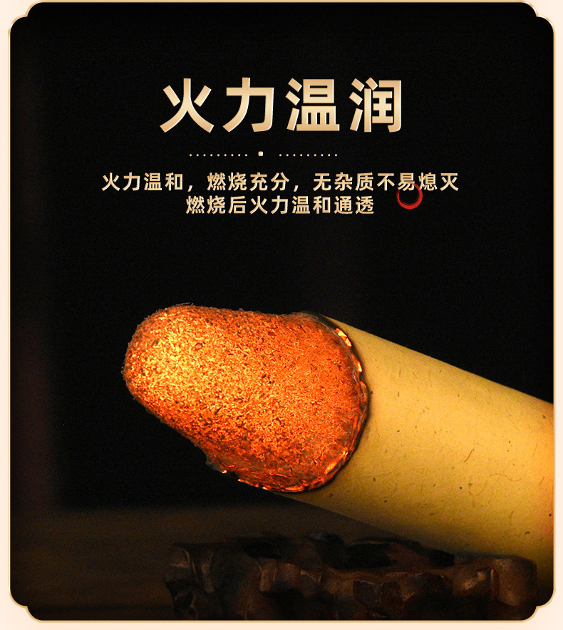 1.8cm Aged Mugwort Moxa Stick Pure Ai Cao for Moxibustion and Summer Mosquito Repellent specifications