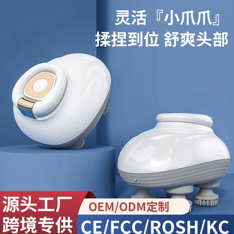 Waterproof small universal massager for scalp, vibration