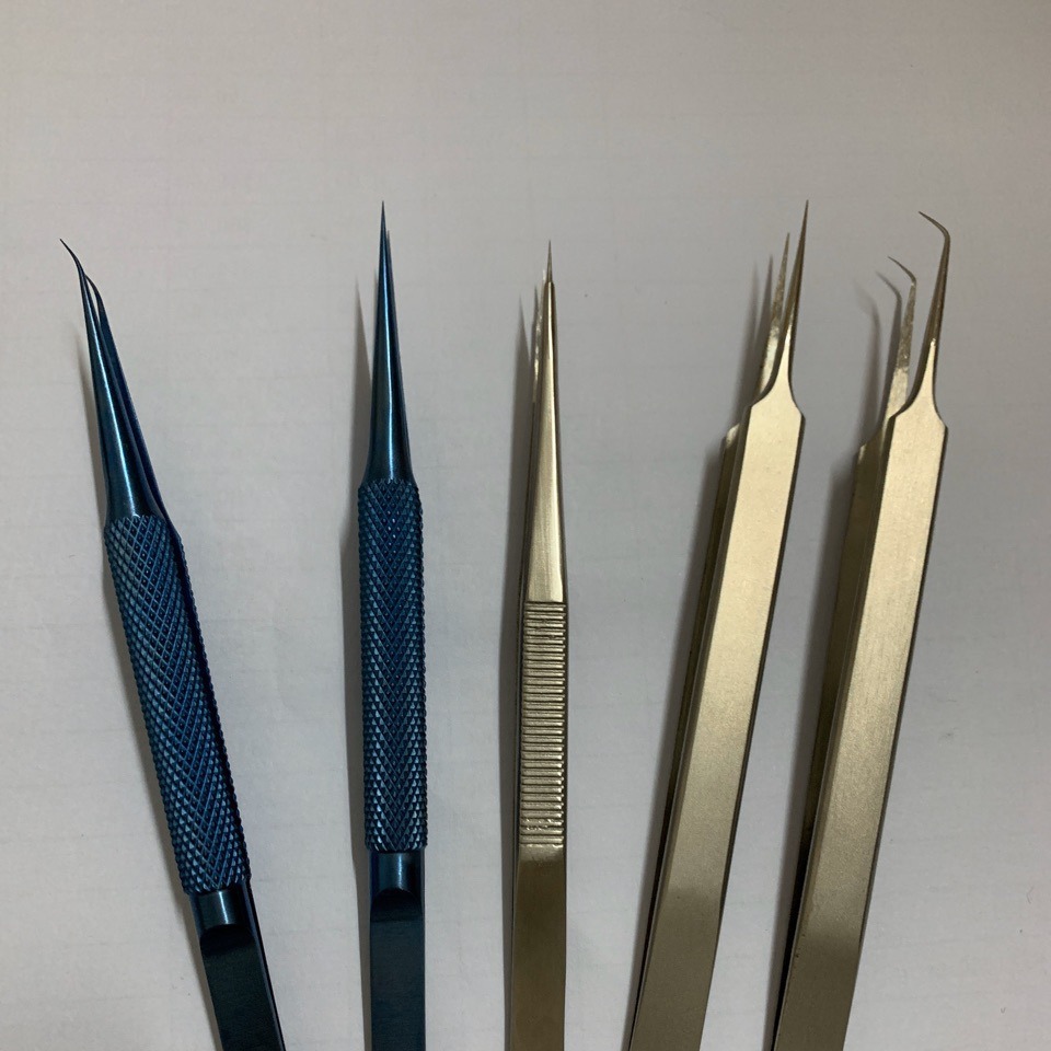 手机维修指纹飞线镊 钛合金0.15mm细尖镊子 更适合显微镜下操作