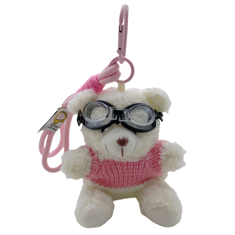 漫画ぬいぐるみトレンディクールクマキーホルダースクールバッグ小さなペンダントかわいいカップルバッグ人形キーホルダー小さなギフト|undefined