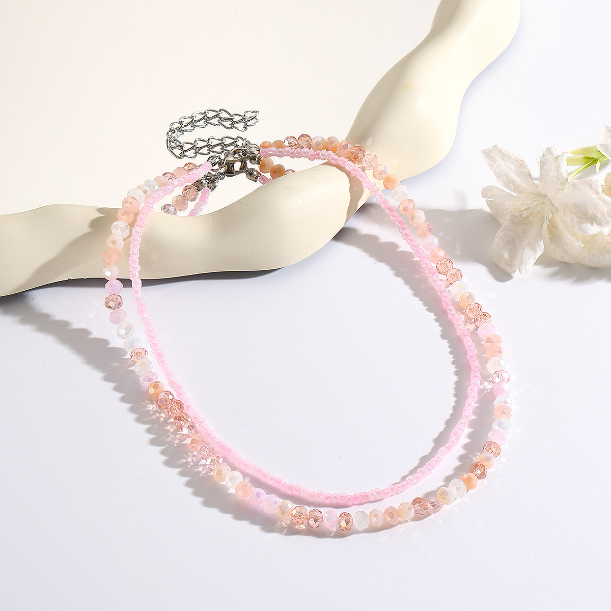 Colar y de pérolas com tassel elegante corrente para mulher_voghion.com