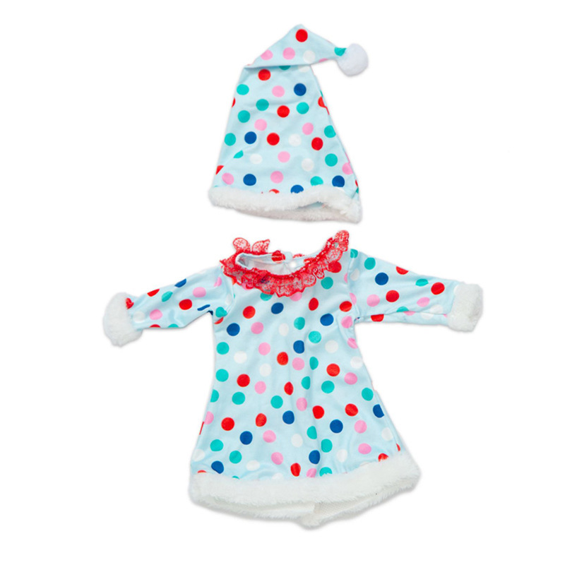 Ropa de muñeca de Navidad, muñeca americana de 45cm, muñeca vestida, venta al por mayor