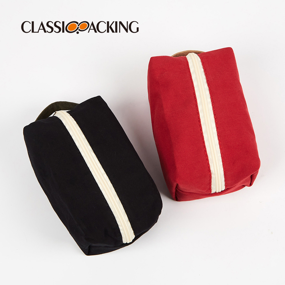 Moderno simple ins estilo bolsa de cosméticos estilo japonés y coreano Morandi color piel cuidado producto bolsa de almacenamiento portátil bolsa de lona