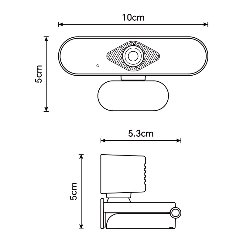 Cámara de la computadora portátil de escritorio clase en línea dedicada cámara en vivo 2K HD Cámara al por mayor