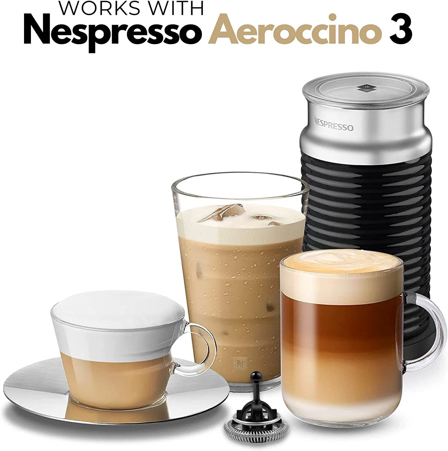 Пенящиеся аксессуары, подходящие для кофемашины Nestlé 3-го и 4-го поколения
