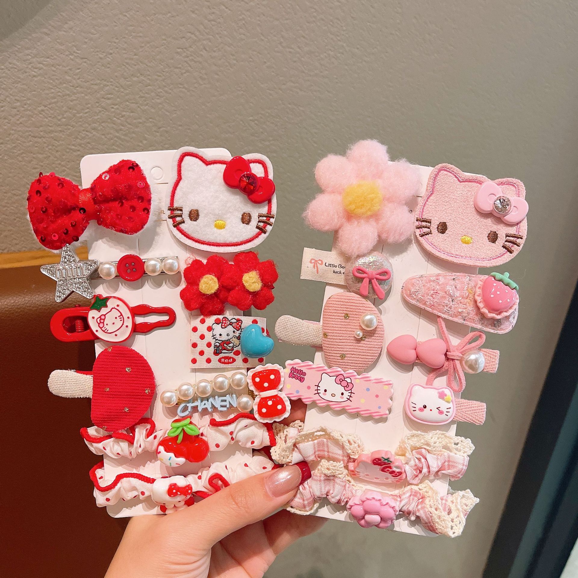 Otoño y invierno nuevo clip de pelo de lana para niños adorables accesorios de pelo para niñas tarjetas de pelo para bebés clip de peluche