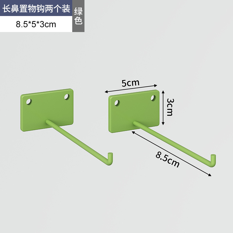 Accesorios de agujeros redondos de hierro forjado gancho cesta de malla caja de almacenamiento de estante de absorción magnética clips de color almacenamiento de escritorio