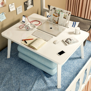 Bed Computer Desk Foldableable Student Dormitory Writing Desk Board Bedroom Sitting Small Table Lazy Table
