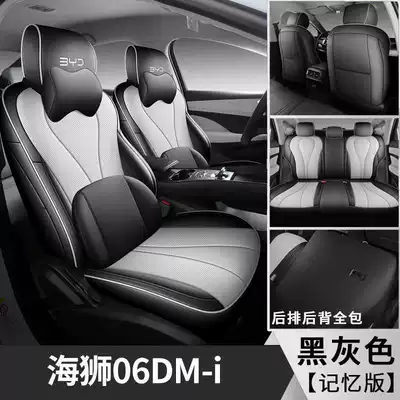 Modelə uyğun (Original) oturacaq örtükləri | full coverage Sea Lion 06ev - black-and-gray-memory-foam-version-note-the-model-year