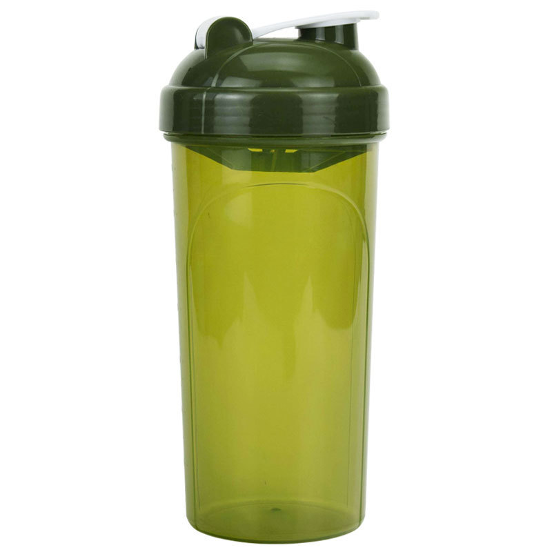 Taza de plástico de 700ml, taza de batido de proteína en polvo, taza de mezcla con escala, taza de agua deportiva de fitness, taza de regalo
