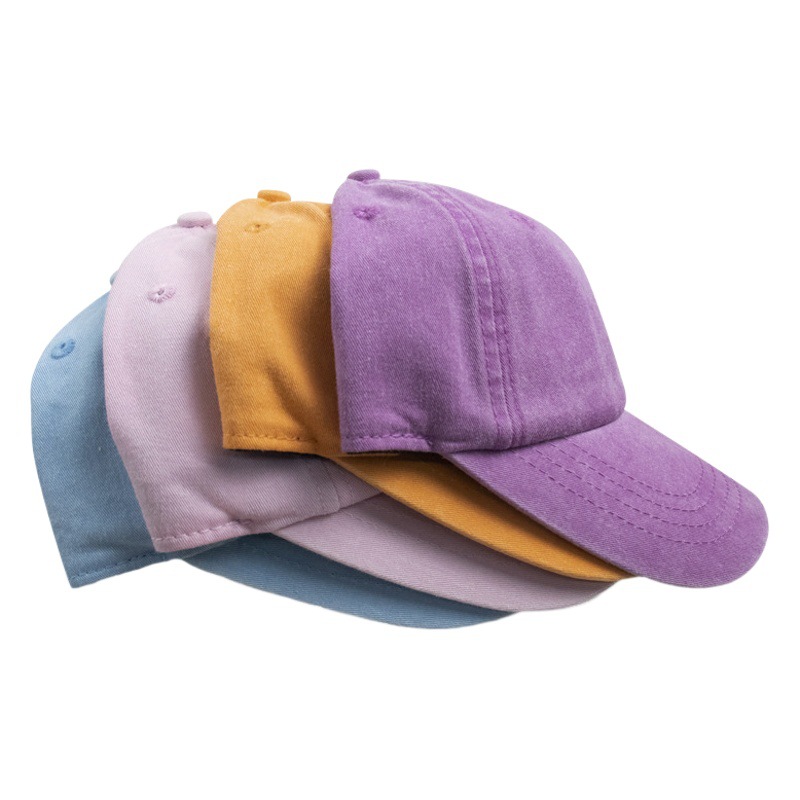 Gorra de béisbol popular, superventas transfronteriza, sombrero de protección solar suave para exteriores, unisex, versátil, de moda, con parte superior redonda, al por mayor.