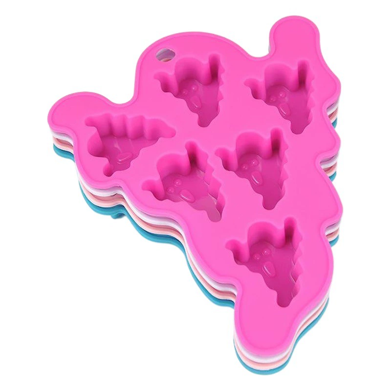 Оптовая силиконовая призрачная коробка для льда призрак шоколадный блок формы пудинг Желейная форма посуда для выпечки