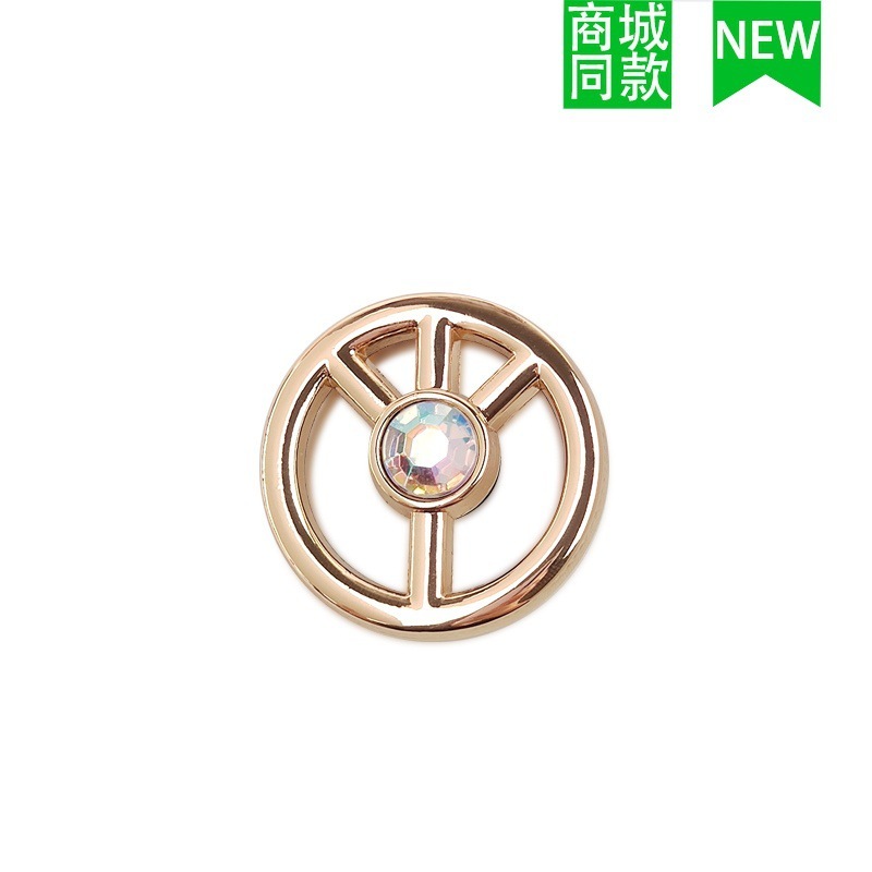 クロスボーダー卸売新しいクロックスアクセサリー靴バックル金属レターチェーン適応クロス靴花 DIY アクセサリー|undefined