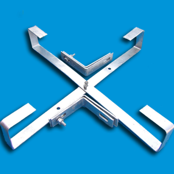 衡利兴光电  热镀锌光缆余缆架 十字形 杆用转角塔用扁铁余缆架