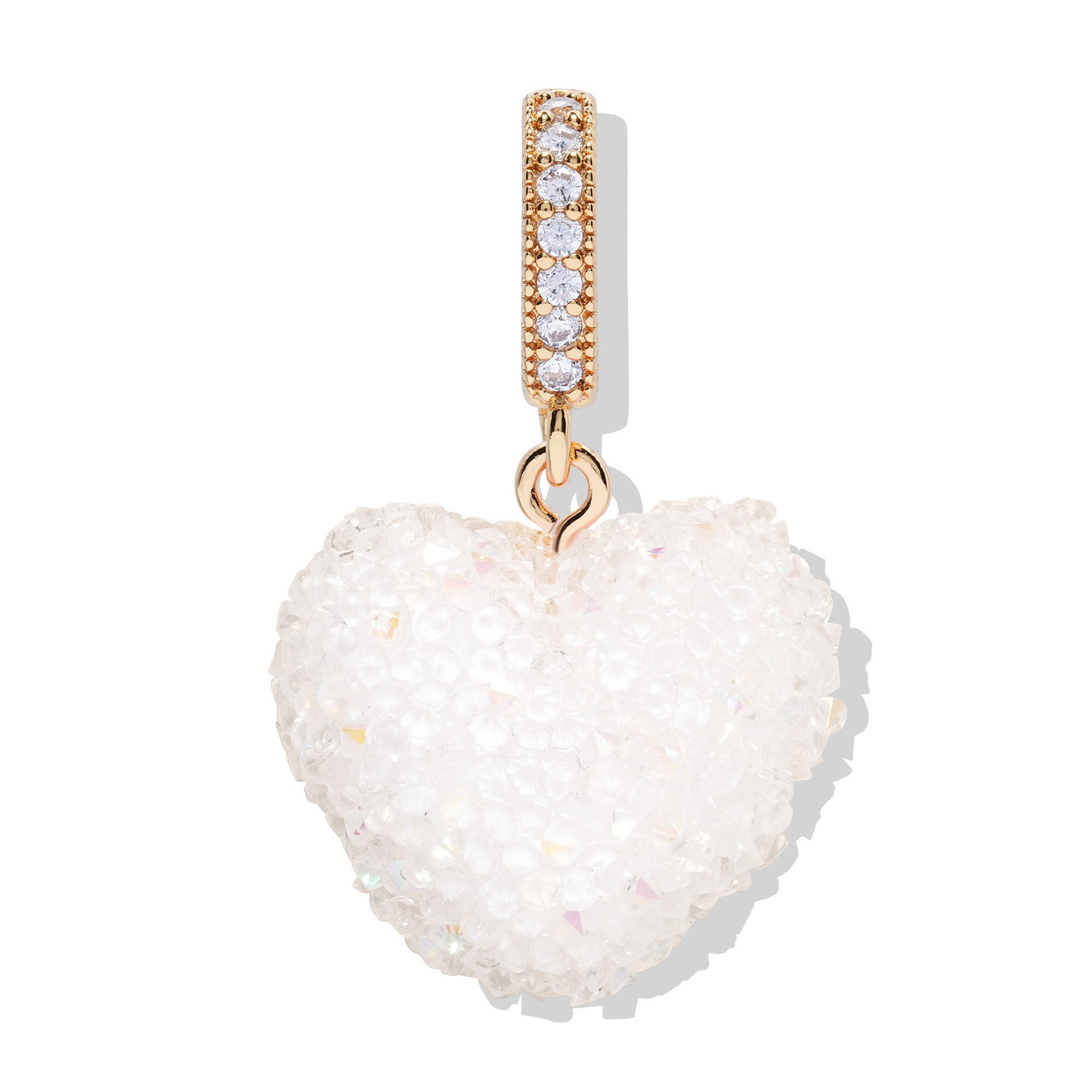 10g Weight 0.03µm Gold Plating Thickness UV Plating Gold Plating Process Pendant, Chain Jewelry Making Type 18K Real Gold Plated Plating Material ball chain Chain Type 1 Piece Quantity Resin Material Heart Shape Pattern Cute, Classic Style Style Metal Craft 1 Piece Resin Heart Shape Polished Pendant Chain DIY Ornament Accessories 10