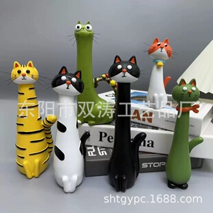 �羳��ƷHandcrafted QuirkyCat Vase�ɐۄ���Ź�؈�仨ƿ����վ
