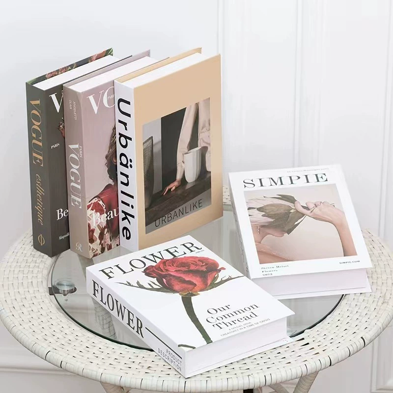 Английская декоративная книга украшает модные знаменитые книги в стиле имитации фотографии реквизит Студия Мягкая одежда поддельная книга журнал