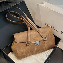 法式小众轻奢包包女新款两用感单肩包复古百搭腋下法棍包