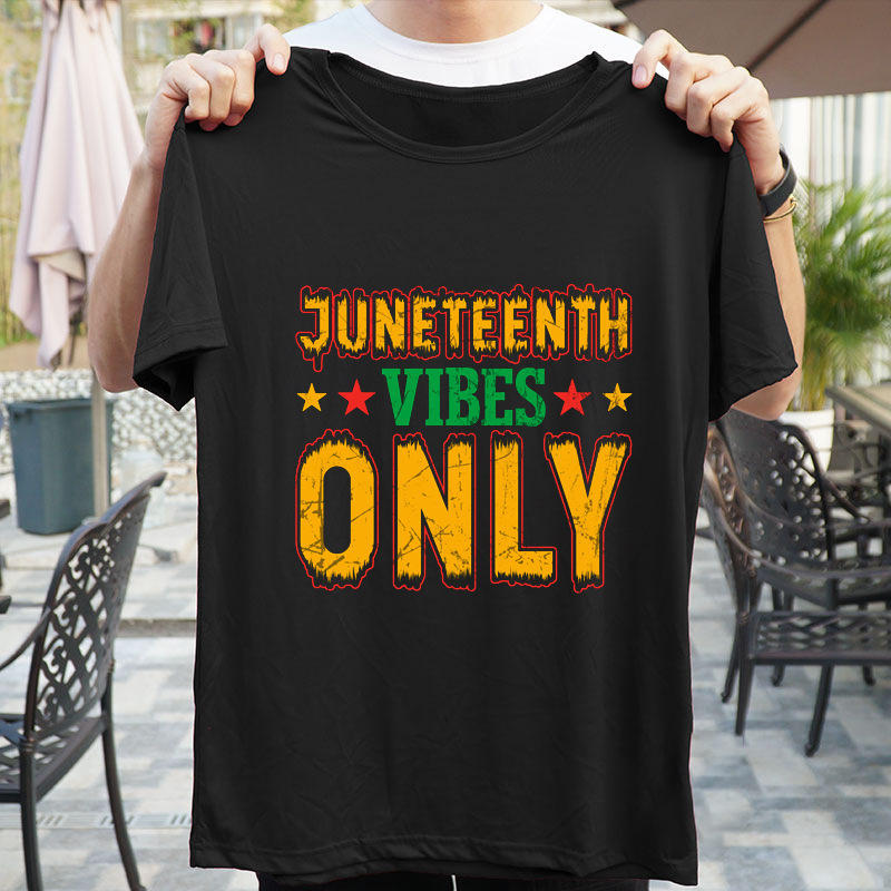 2026 Cross-Border Summer Juneteenth 1865 Men's and Women's Font Print Short Sleeve T-Shirt 2026 Cross-Border Summer Juneteenth 1865 Men's and Women's Font Print Short Sleeve T-Shirt