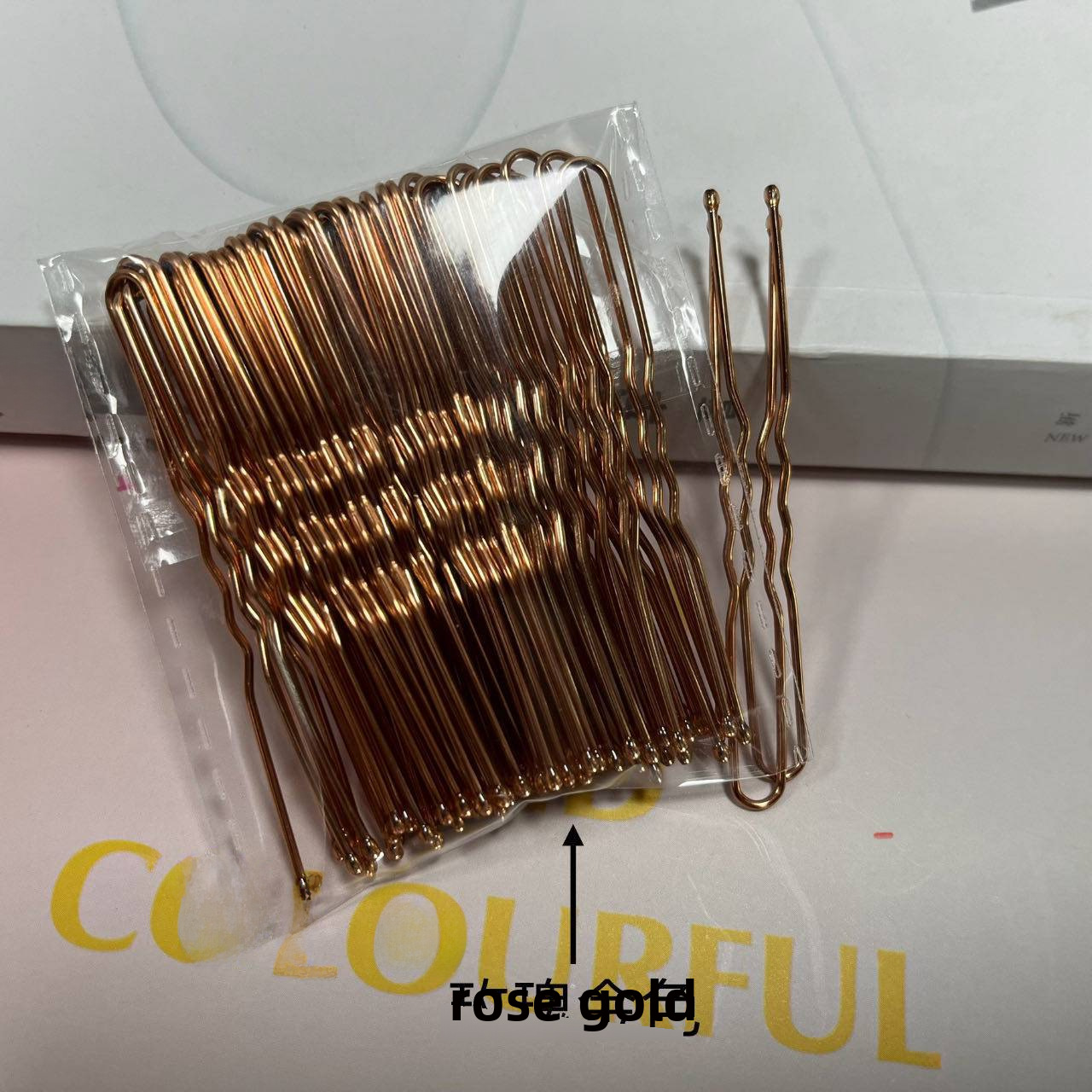 U-clip hairpin factory wholesale bridal hair accessories headdress jewelry studio dance hair clip hairpin U-clip_voghion.com