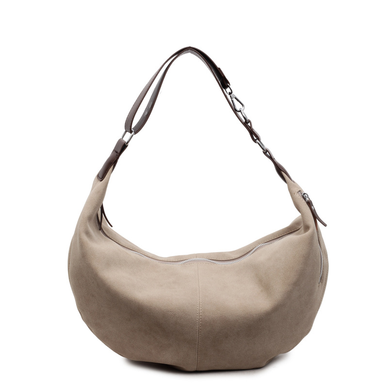 Casual bolso de brazo de gran capacidad para mujeres 2025, nuevo estilo simple retro bolso de seda, bolso de brazo, bolso de hombro universal