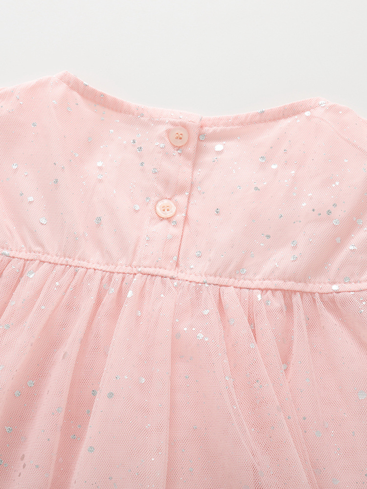 Malwee transfronterizo vestido de princesa de niñas verano nuevo estilo europeo y americano niño de cuello redondo ropa de abrigo encantadora vestido casual