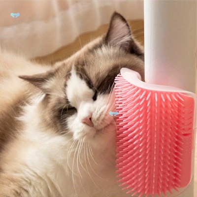 1pc Wall Mounted Cat Grooming Station 2 in 1 Scratching跨境|ru