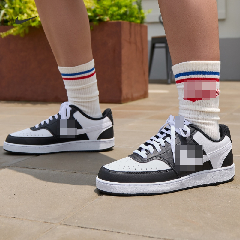 Putian Shoes for Men and Women, Couple Shoes, Running Shoes, Casual Shoes, Leather-Covered Court Vision Low Hm986