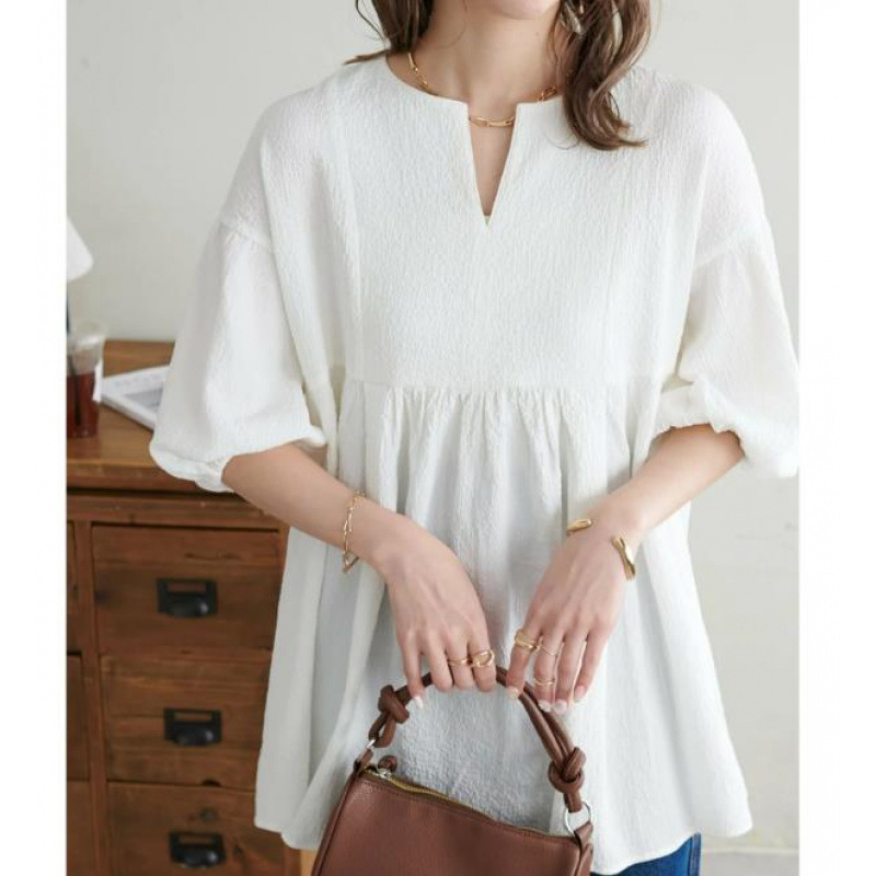 Korean Foreign Orders, Japanese Rakuten, Japanese-Style Foreign Trade, Southeast Asian Dresses, Mid-Length Skirts, Pullover Summer Tops, Base Shirts