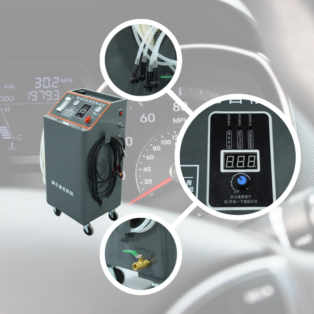 Car Brake Fluid Replacement Machine Cleaning and Extraction