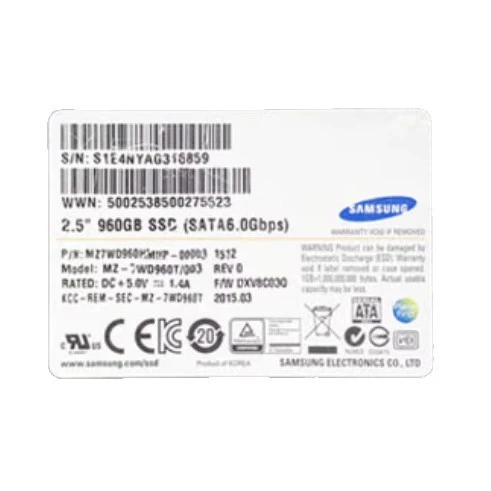 Твердотельный накопитель SM843T 960 ГБ