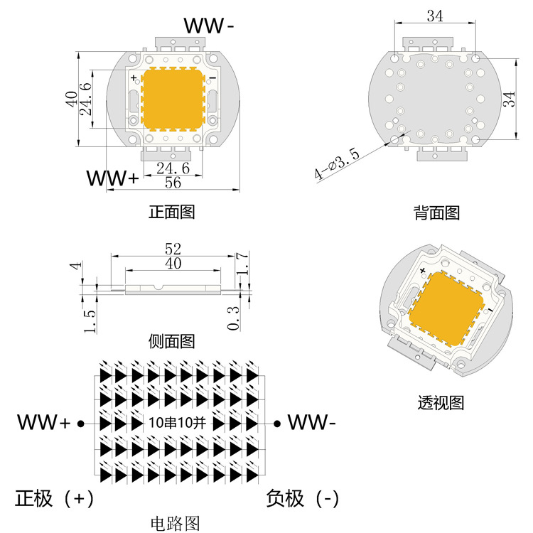 LEDɹԴ 100Wȫֲ ʵled
