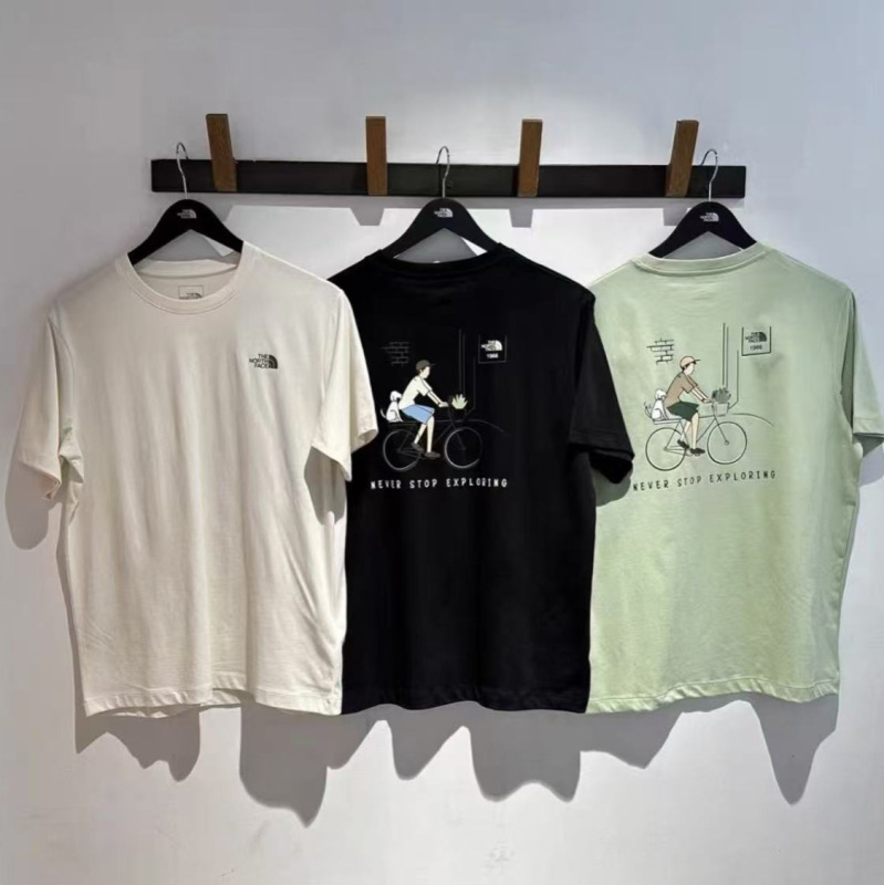 Beijia Special Offer Pure Cotton Printed T-Shirt Casual Comfortable Fashion Versatile Retro Trendy Couple Style Round Neck Short Sleeve Beijia Special Offer Pure Cotton Printed T-Shirt Casual Comfortable Fashion Versatile Retro Trendy Couple Style Round Neck Short Sleeve