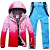 Ski ski suit, keep warm winter street top, windproof waterproof wear-resistant set, increased thickness