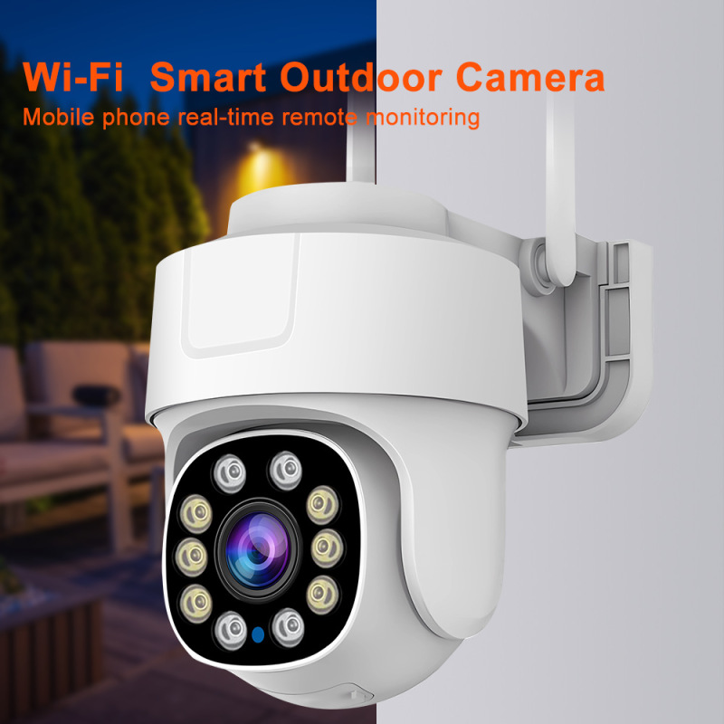 Tuya Outdoor Camera, Tuya Camera Wifi, Home-Use High-Definition Outdoor Waterproof Camera with Poe Power Supply