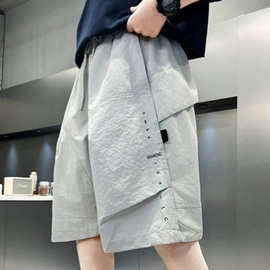 儿童装男童夏装裤子短裤2026新款中大童夏款中裤薄款夏季工装裤潮