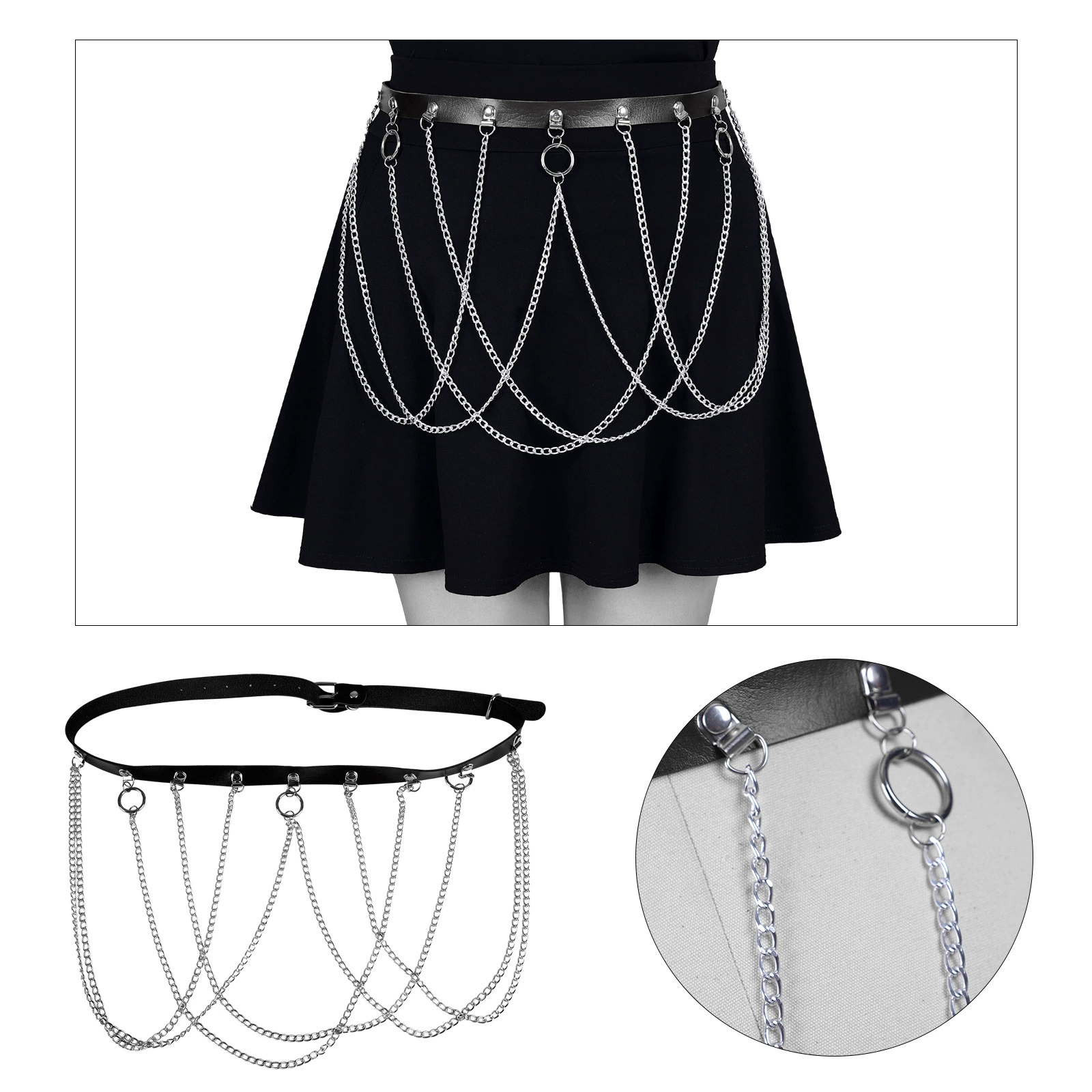 Harness, accessory, belt, trend accessories, European style, punk style