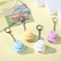 小さな雪だるまの解凍ボタンのキーホルダーの解凍テスト軸器六色6組の解凍ボタンのおもちゃ