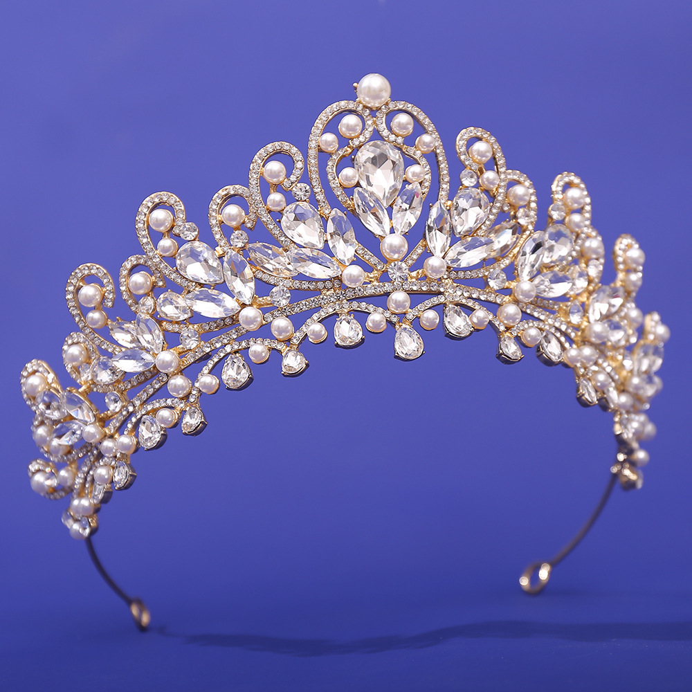 新娘珍珠水晶皇冠