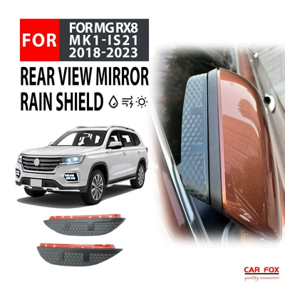 RX8 Window visor, Rain shield - standard-packaging-without-logo-mg-rx8-mk1-is21-2018-overseas-version-rearview-mirror-rain-eyebrow-carbon-fiber-pattern