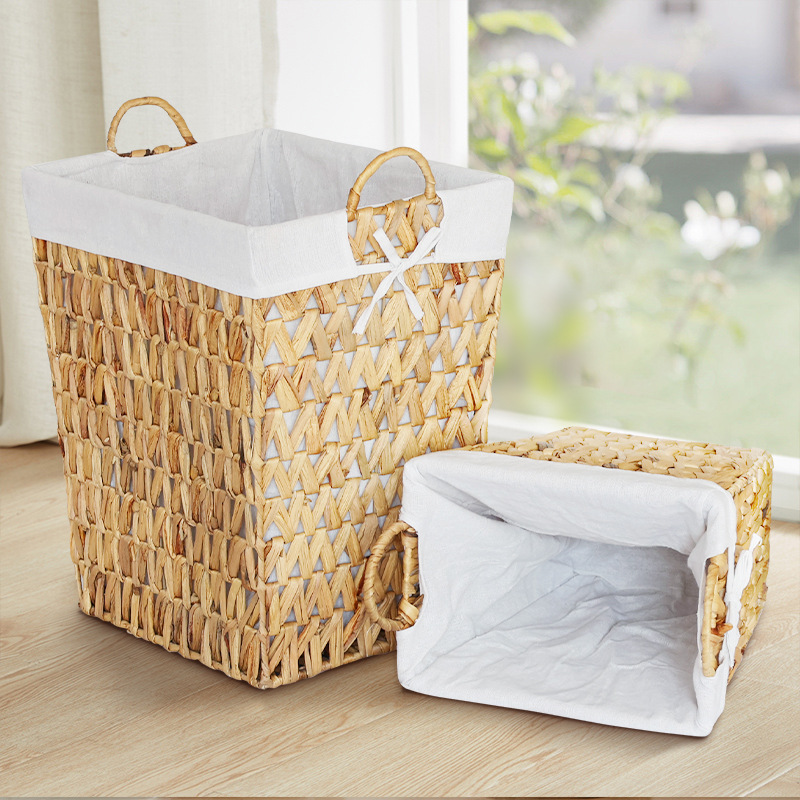 定制厂家供应棉绳收纳筐圆形编织整理筐北欧杂物筐玩具衣服储物筐