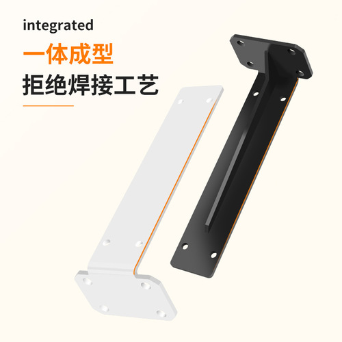 Suspended TV cabinet load-bearing bracket wall invisible storage rack desk fixed partition triangle support rack suspended rack