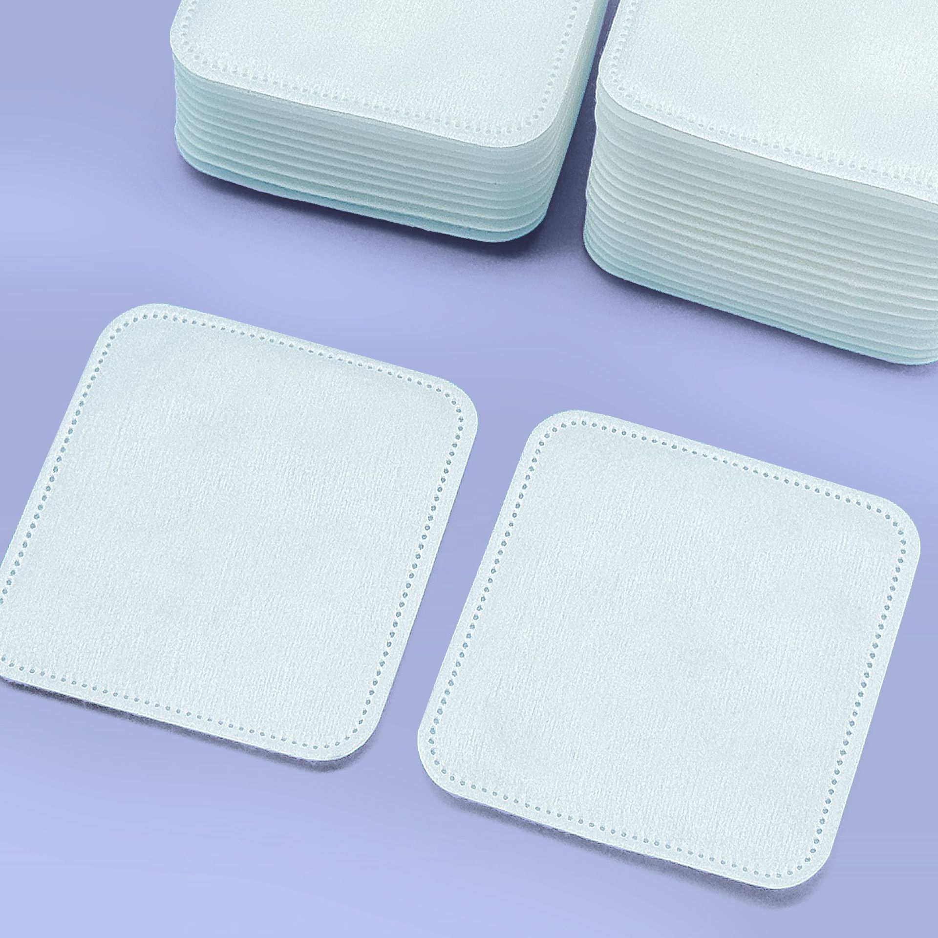 Gran tamaño de algodón cosmético de algodón grueso 7 * 7.5cm algodón limpio de eliminación de maquillaje rebanada de algodón desechable gran rebanada de algodón cuadrado